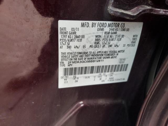 2011 FORD EDGE SE #3302839896