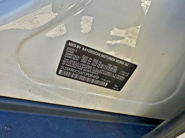 2015 BMW X5 XDRIVE3 #3296358174