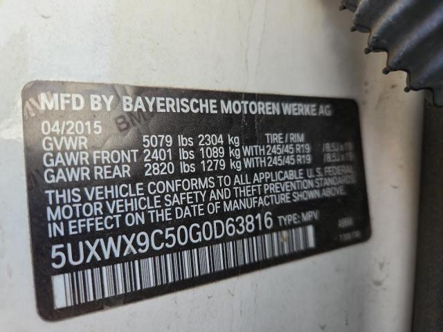 2016 BMW X3 XDRIVE2 #3285973560