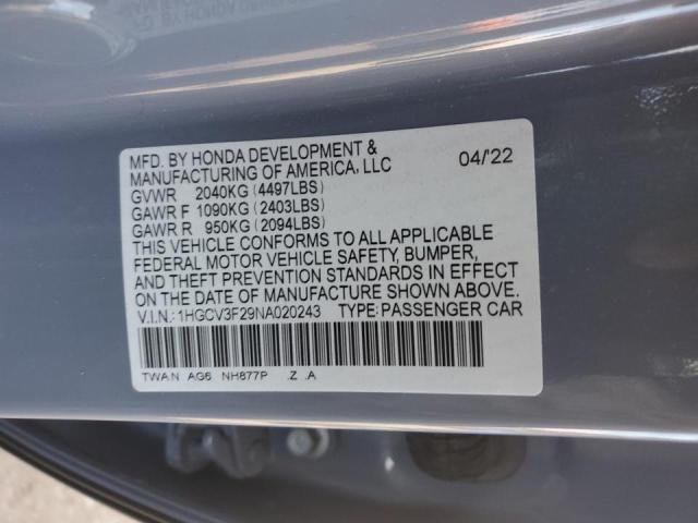 2022 HONDA ACCORD HYB #3297163493