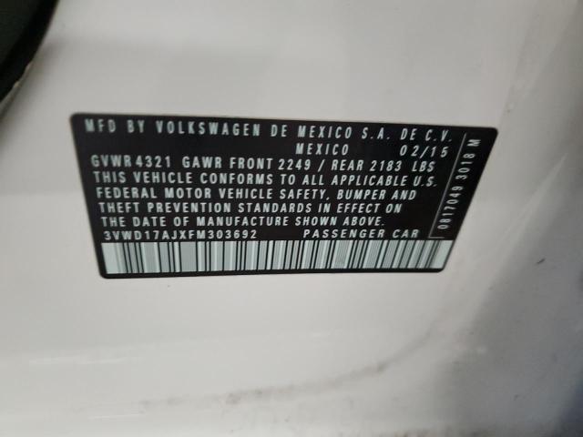 2015 VOLKSWAGEN JETTA SE #3292431560