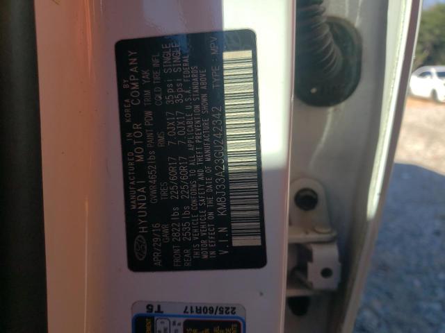 2016 HYUNDAI TUCSON LIM #3291356171