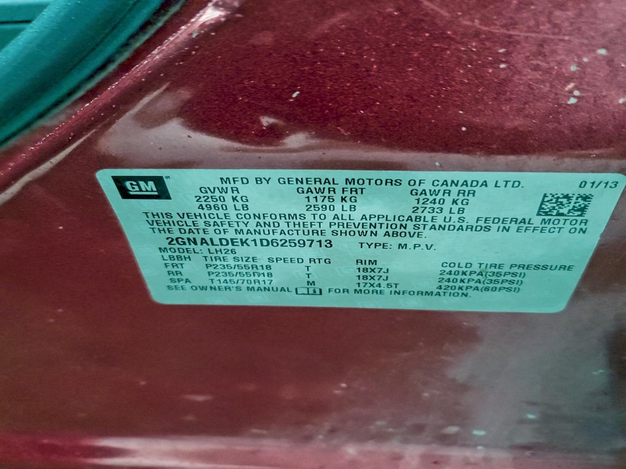 CHEVROLET EQUINOX LT