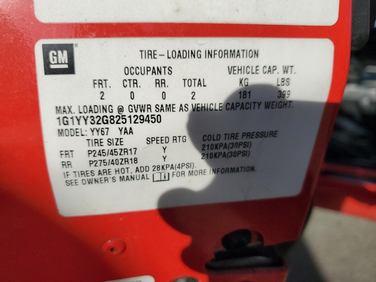 Lot #3286540199 2002 CHEVROLET CORVETTE