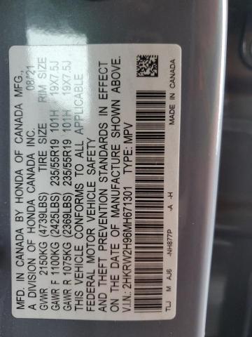 2021 HONDA CR-V TOURI #3308521616