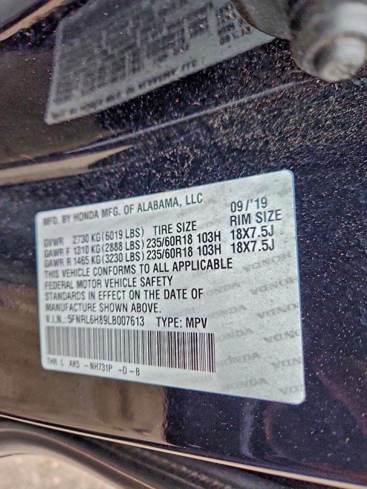 HONDA ODYSSEY TOURING