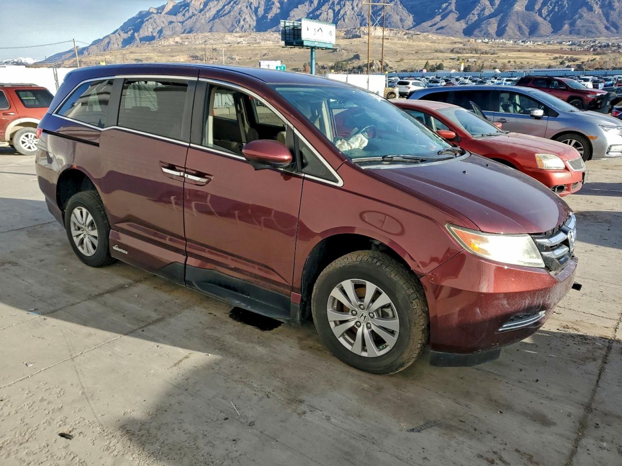 Lot #3308649515 2016 HONDA ODYSSEY EX