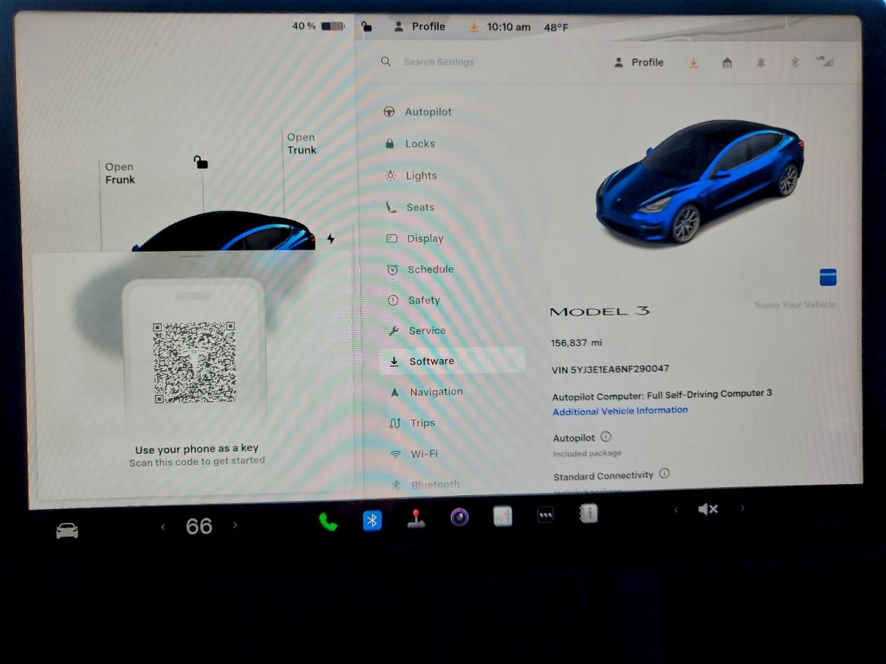 Lot #3304555438 2022 TESLA MODEL 3