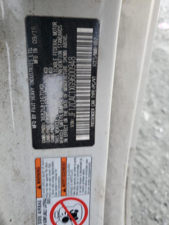 SUBARU BRZ 2.0 LIMITED