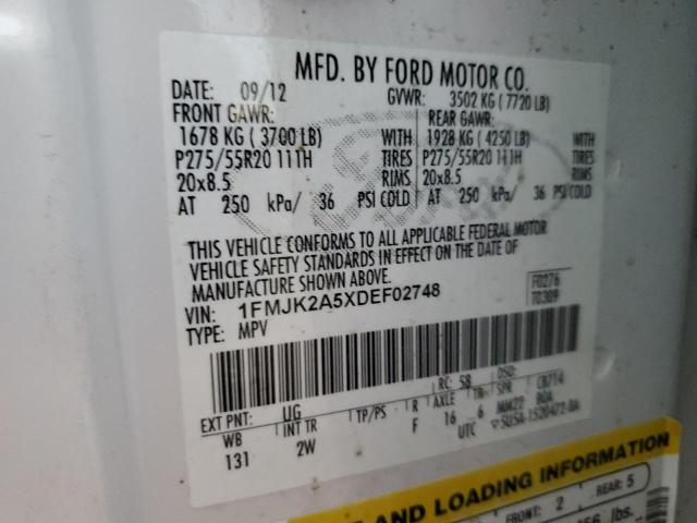 2013 FORD EXPEDITION - 1FMJK2A5XDEF02748