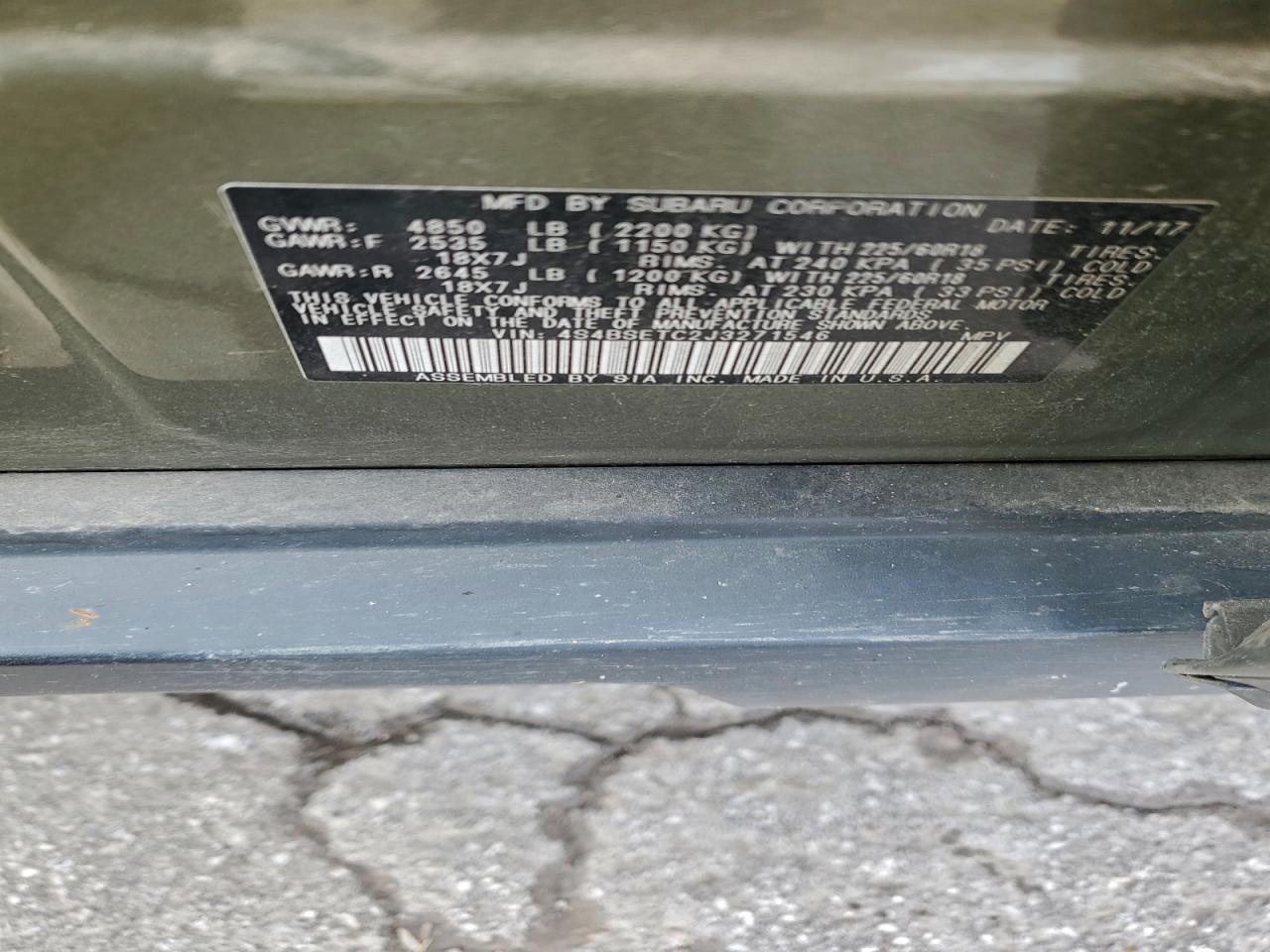 SUBARU OUTBACK TOURING