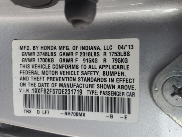 2013 HONDA CIVIC LX #3305463063