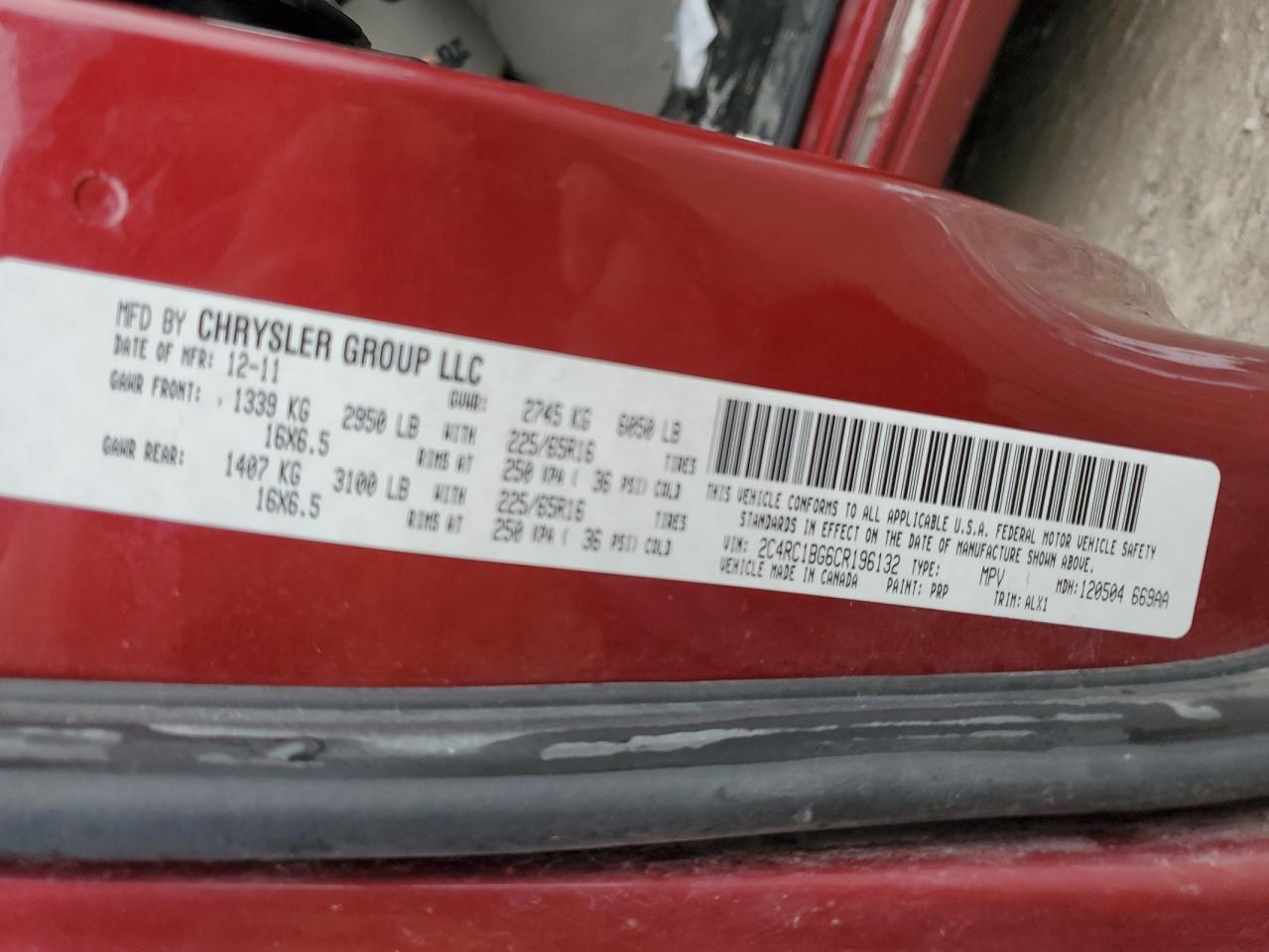 CHRYSLER TOWN & COUNTRY TOURING