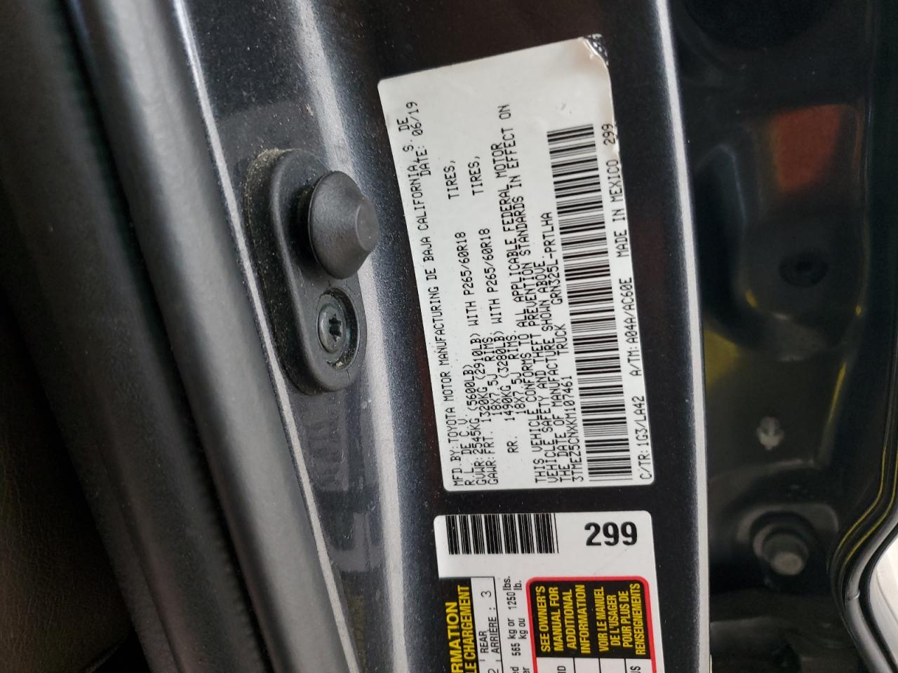 TOYOTA TACOMA DOUBLE CAB