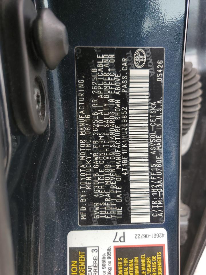 Lot #3302729081 2017 TOYOTA CAMRY LE