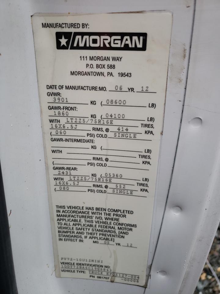 GMC SAVANA CUTAWAY G3500
