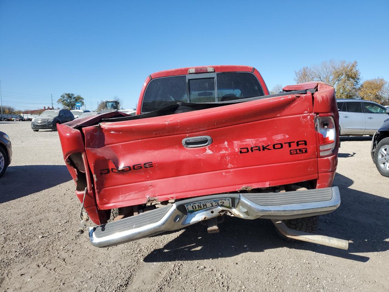 Lot #3282525870 2004 DODGE DAKOTA QUAD SLT