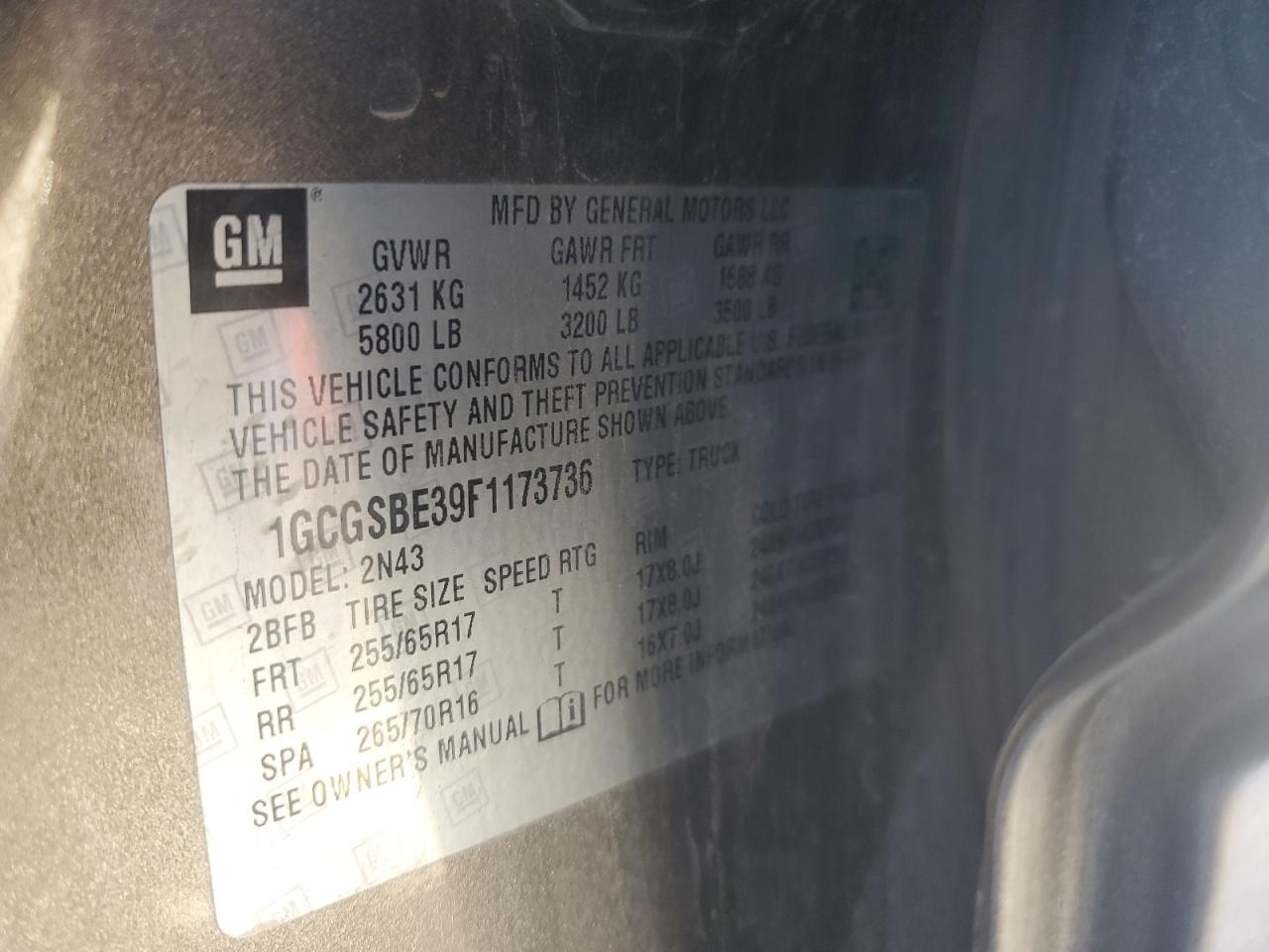 CHEVROLET COLORADO LT