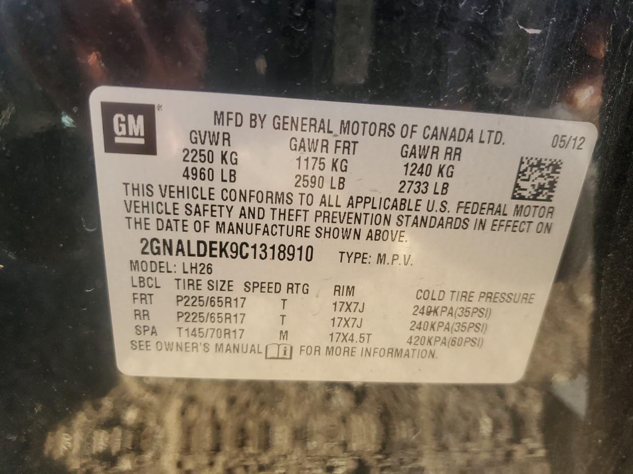 CHEVROLET EQUINOX LT