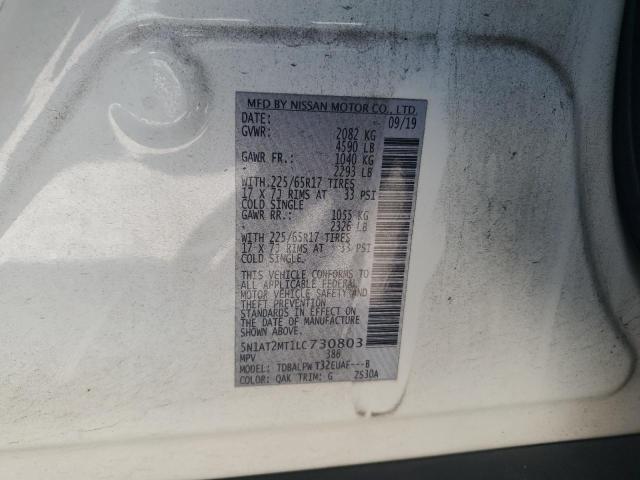 2020 NISSAN ROGUE S - 5N1AT2MT1LC730803