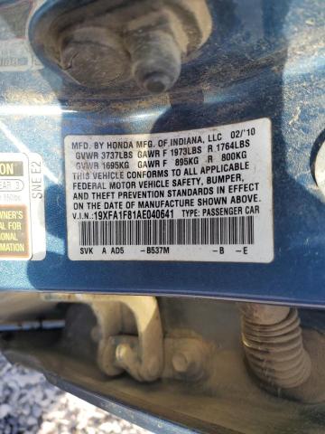 2010 HONDA CIVIC EX #3294209275