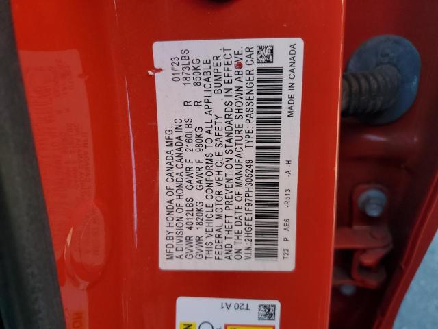 2023 HONDA CIVIC TOUR #3302853902