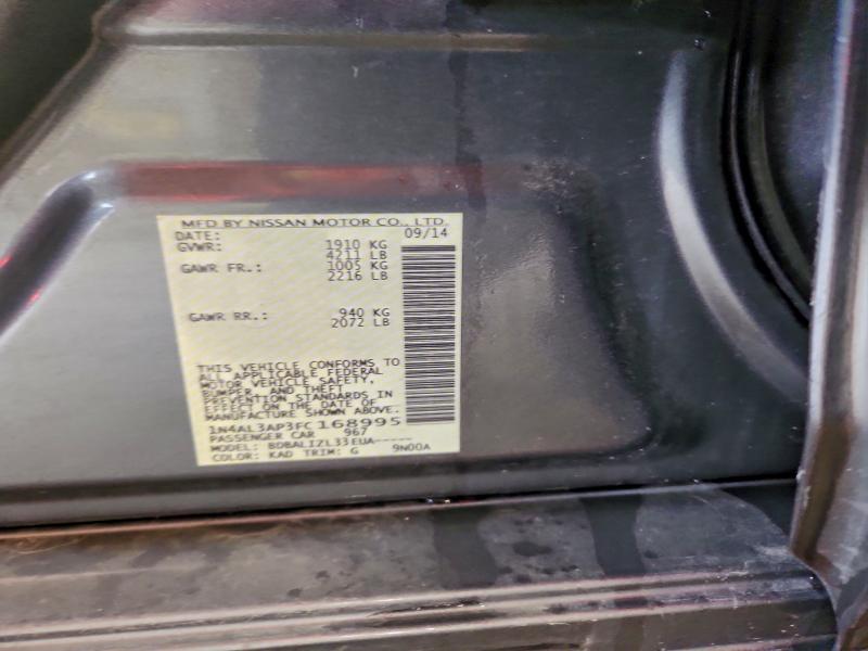 2015 NISSAN ALTIMA 2.5 #3296303453