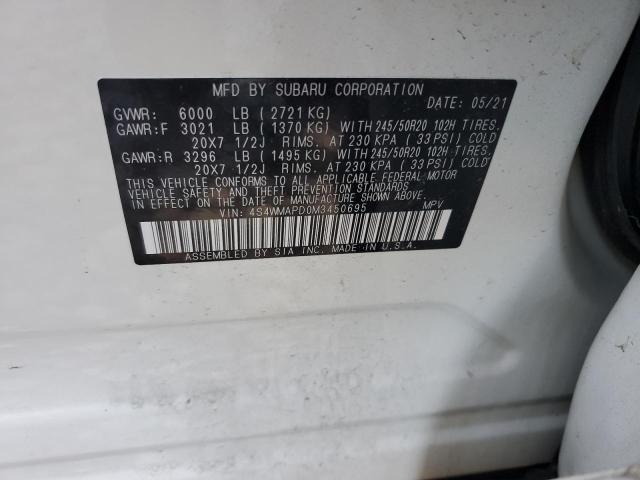 2021 SUBARU ASCENT LIM #3303800437