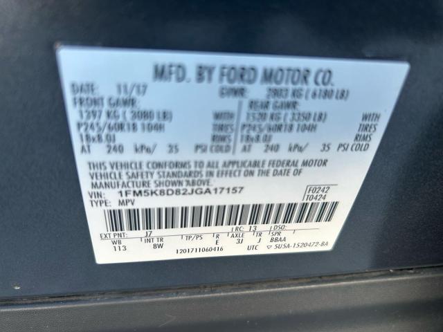 2018 FORD EXPLORER X #3292390327
