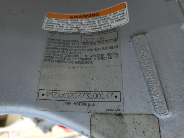 2007 BUELL XB9R FIREB #3284915928