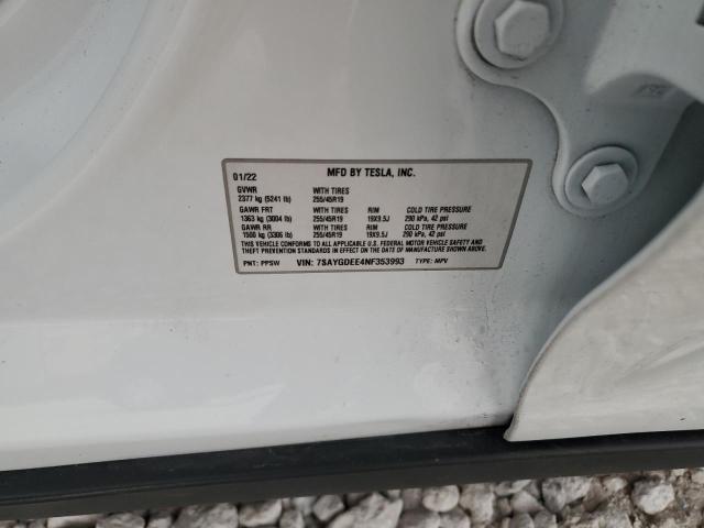 2022 TESLA MODEL Y #3302798938