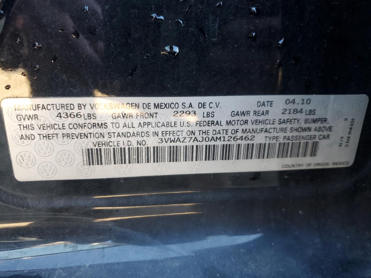 VOLKSWAGEN JETTA LIMITED