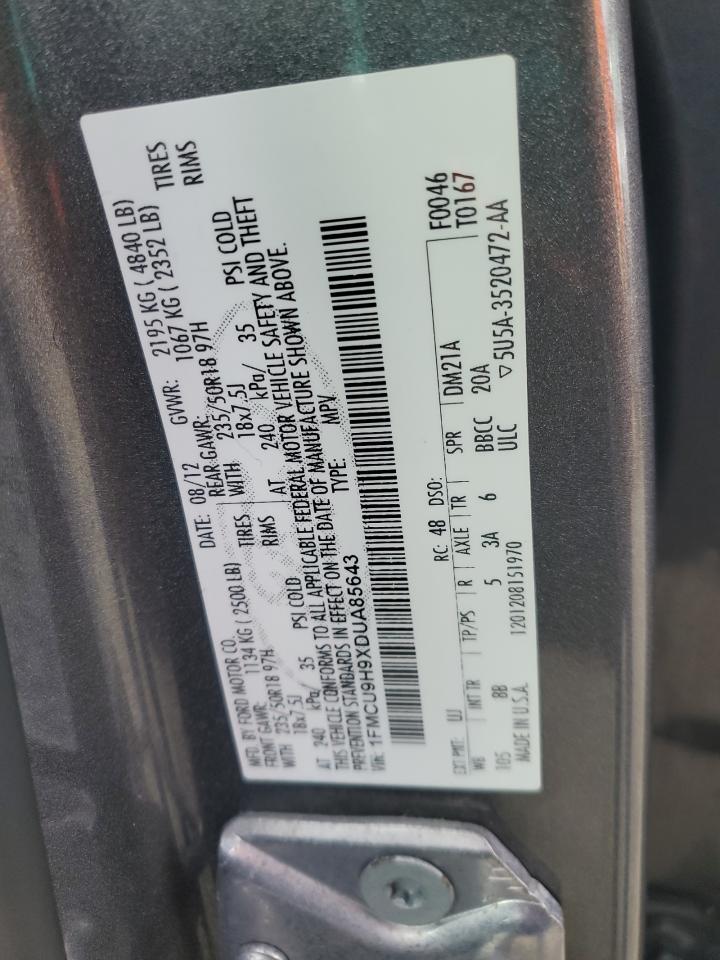 Lot #3312662167 2013 FORD ESCAPE SEL