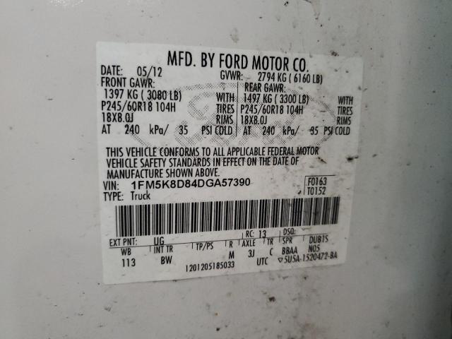 2013 FORD EXPLORER X #3290048266