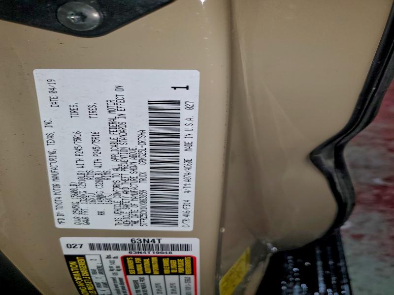 2019 TOYOTA TACOMA ACC #3301710415