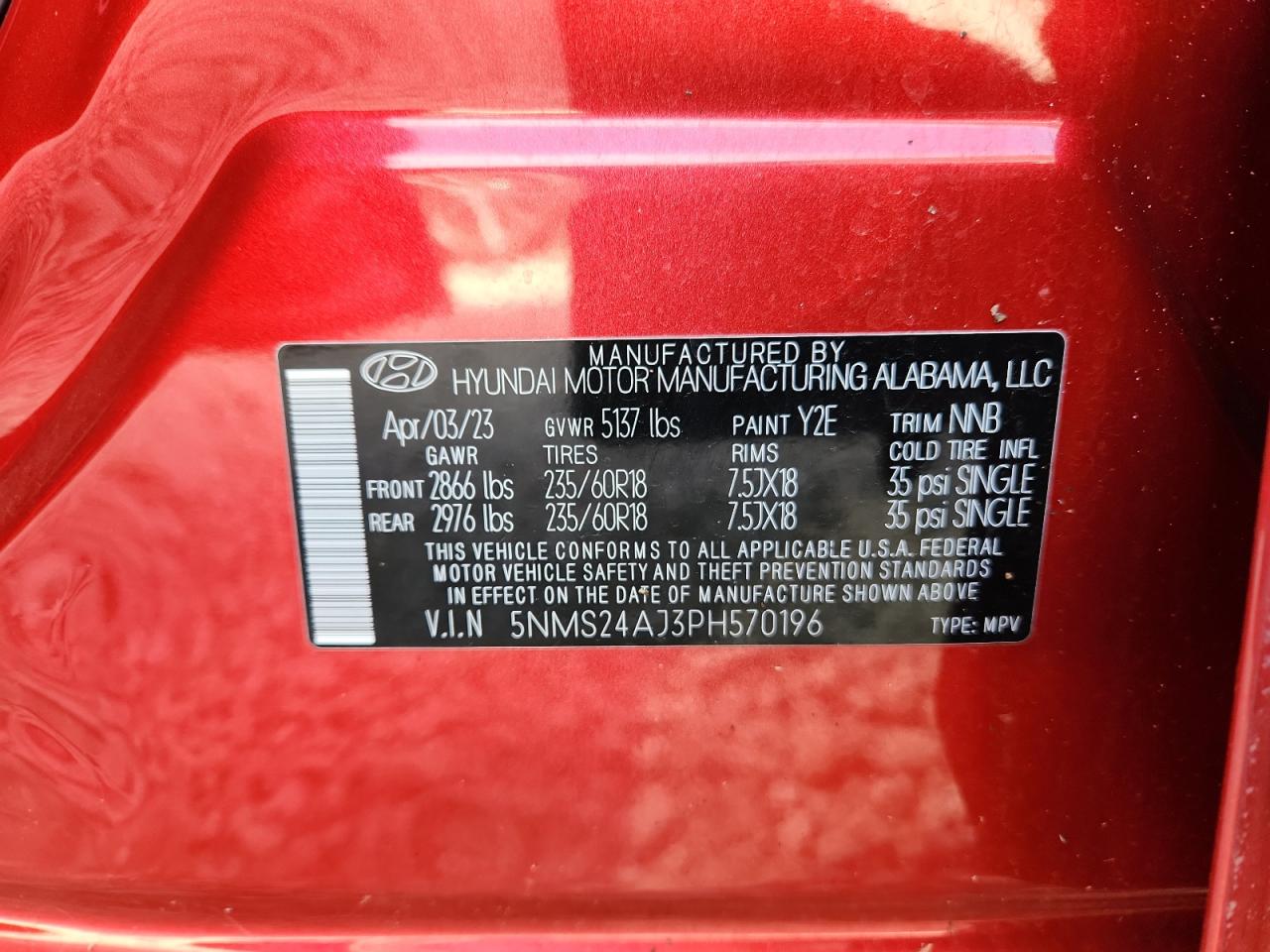 HYUNDAI SANTA FE SEL