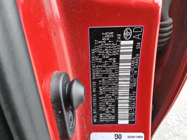 2017 TOYOTA COROLLA L #3315763356