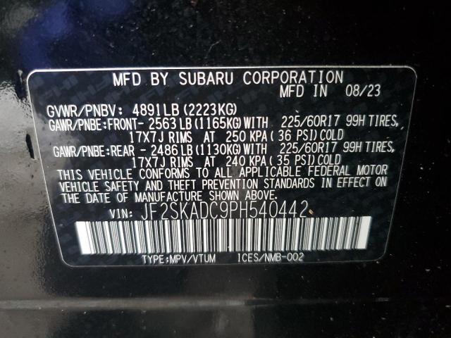 2023 SUBARU FORESTER P #3305433481