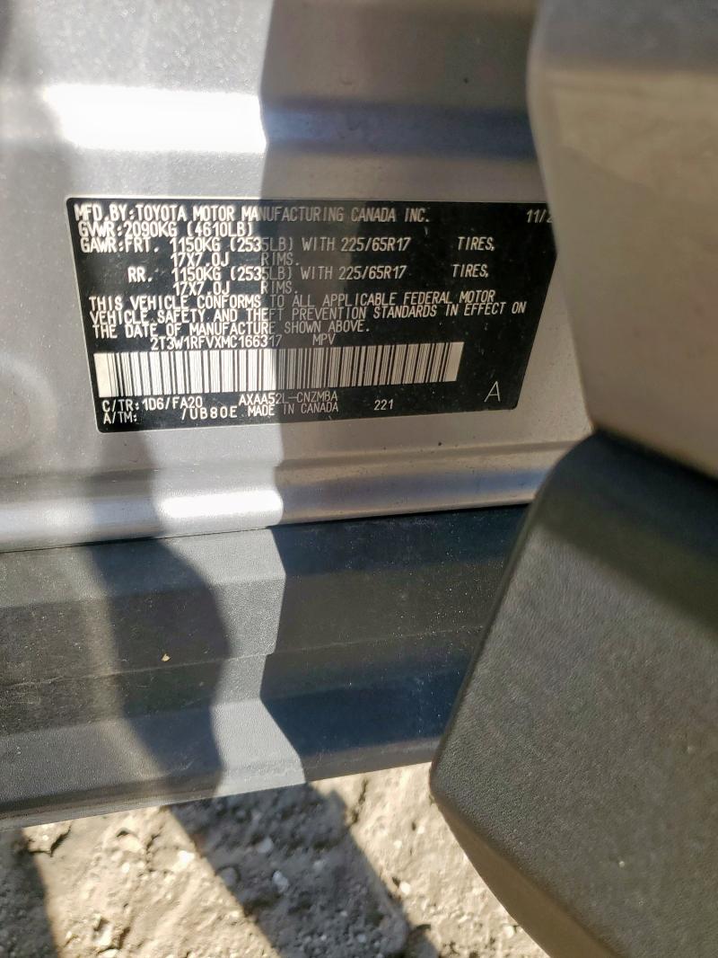 2021 TOYOTA RAV4 XLE #3303069805