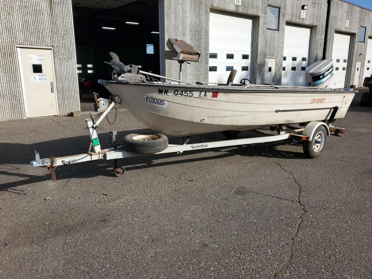 Lot #3291376150 1978 SEA NYMPH BOAT W/TRL