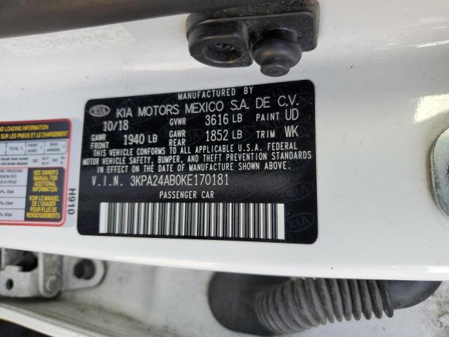 2019 KIA RIO S #3305305347