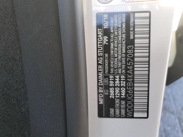 2019 MERCEDES-BENZ S 450 4MAT WDDUG6EB4KA457083