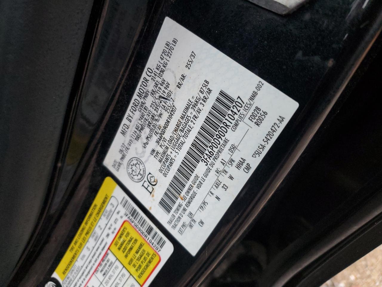 FORD FUSION TITANIUM