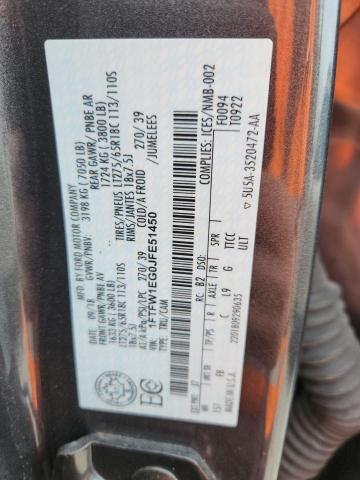 2018 FORD F150 SUPER - 1FTFW1EG0JFE51450