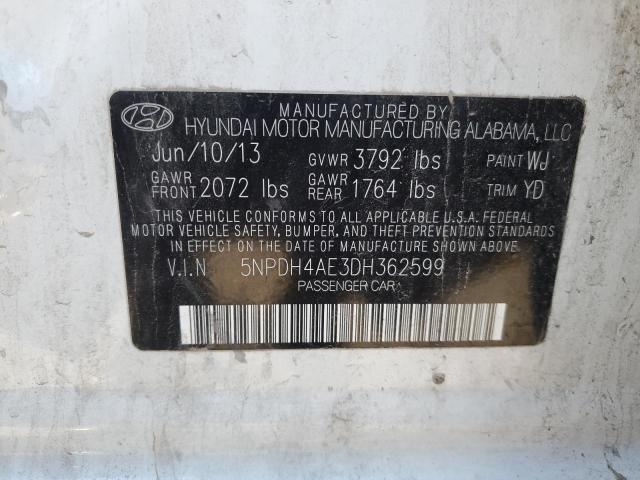 2013 HYUNDAI ELANTRA GL #3288006135