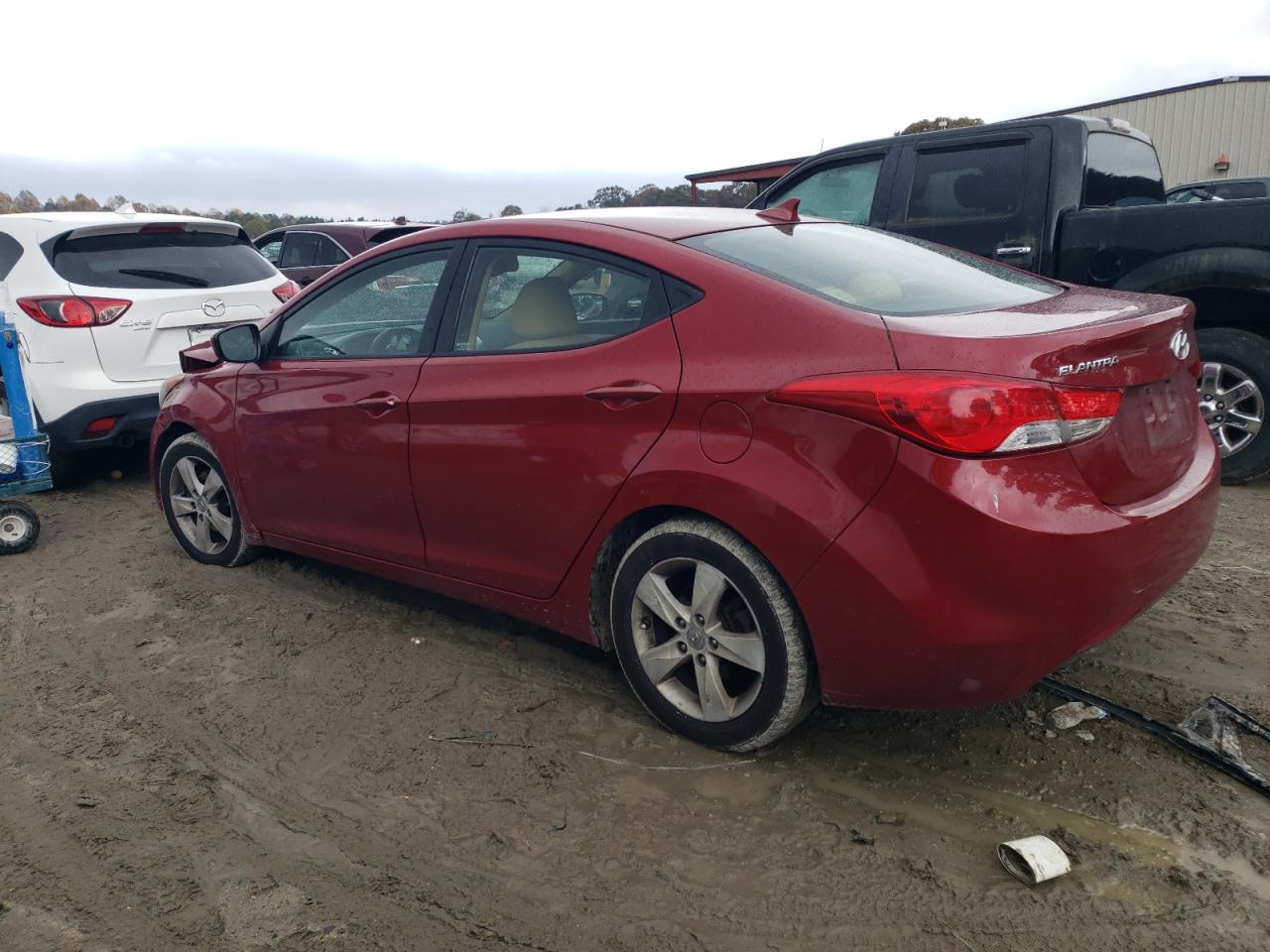 Lot #3301815351 2013 HYUNDAI ELANTRA GL
