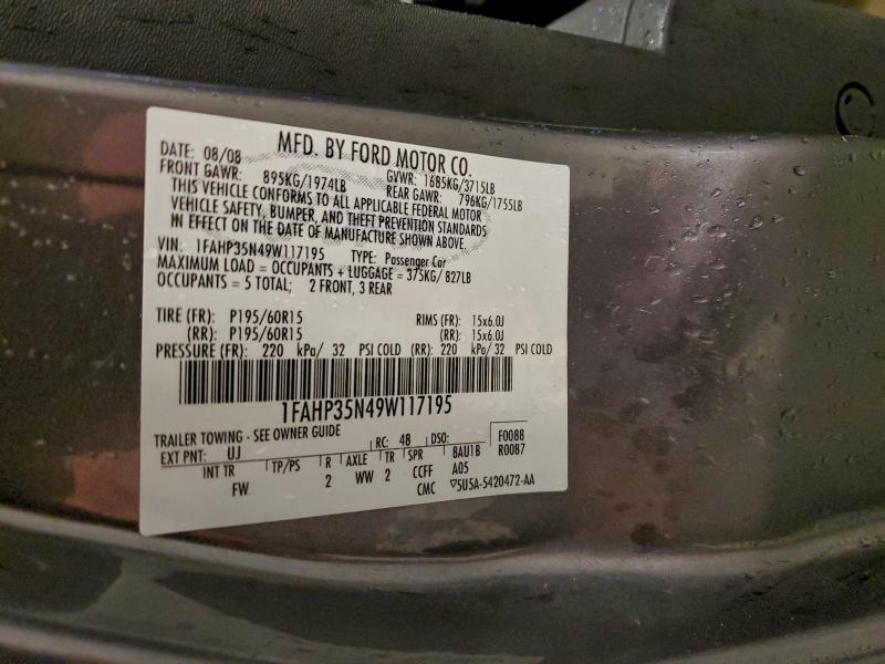 2009 FORD FOCUS SE #3304538439