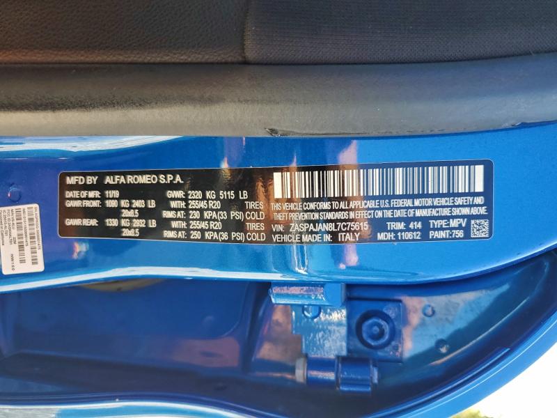 2020 ALFA ROMEO STELVIO #3298015128