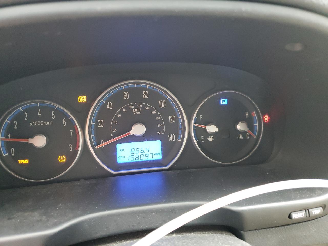 Lot #3285607292 2009 HYUNDAI SANTA FE S