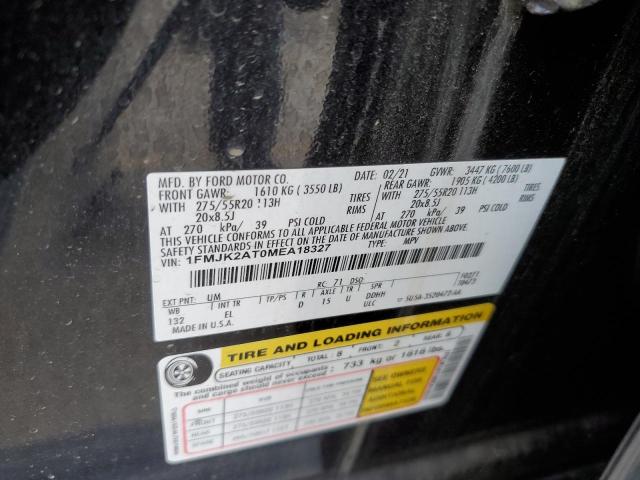 2021 FORD EXPEDITION #3293270475